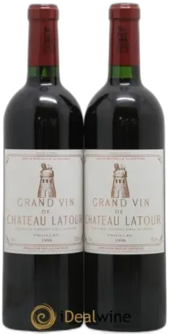 photo du vin Château Latour 1er Grand Cru Classé 1998