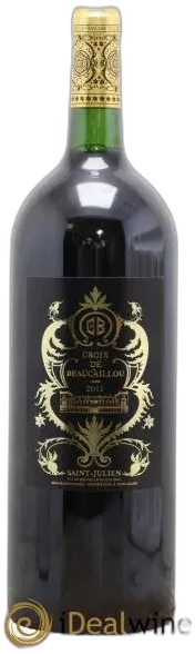 capture du vin la Croix de Beaucaillou Second Vin 2011