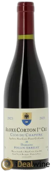 photo du vin Aloxe-Corton 1er Cru Clos du Chapitre Follin-Arbelet 2023