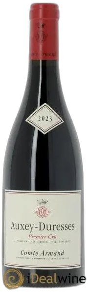 vue du vin Auxey-Duresses 1er Cru Comte Armand 2023
