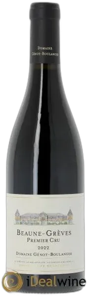 photo du vin Beaune 1er Cru Grèves Génot-Boulanger 2022