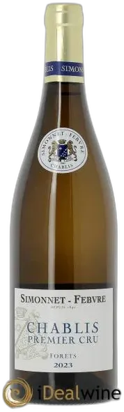 vue du vin Chablis 1er Cru les Forets Simmonet Febvre