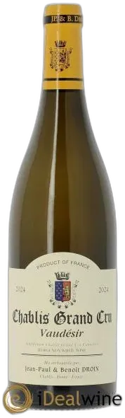 photo du vin Chablis Grand Cru Vaudésir Jean-Paul & Benoît Droin
