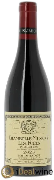 vue du vin Chambolle-Musigny 1er Cru les Fuées Maison Louis Jadot 2023