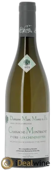 photo du vin Chassagne-Montrachet 1er Cru Chenevottes Marc Morey 2023
