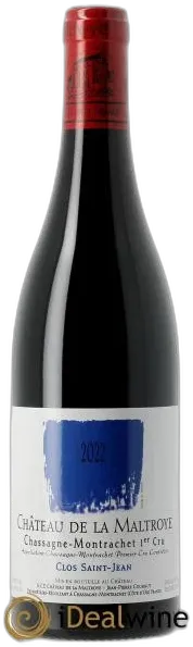 photos du vin Chassagne-Montrachet 1er Cru Clos Saint-Jean Château de la Maltroye 2022