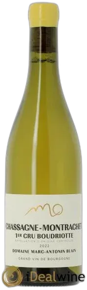 photo du vin Chassagne-Montrachet 1er Cru la Boudriotte Marc-Antonin Blain 2022