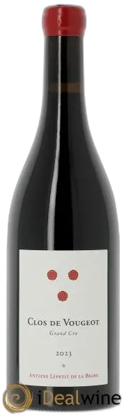 image du vin Clos de Vougeot Grand Cru Antoine Lepetit de la Bigne 2023