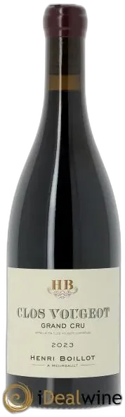 vue du vin Clos de Vougeot Grand Cru Henri Boillot 2023