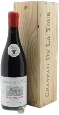 photo du vin Clos de Vougeot Grand Cru Hommage à Jean Morin Château de la Tour 2015