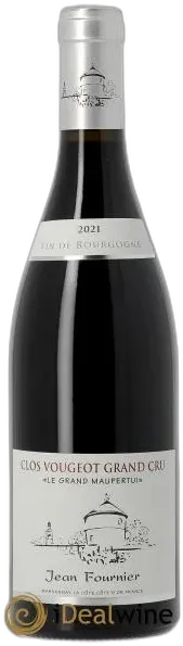 image du vin Clos de Vougeot Grand Cru le Grand Maupertuis Jean Fournier 2021