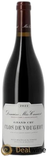 illustration du vin Clos de Vougeot Grand Cru Méo-Camuzet 2022