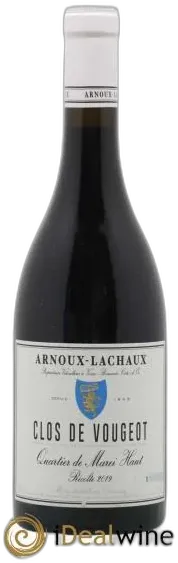 photo du vin Clos de Vougeot Grand Cru Quartier de Marei Haut Arnoux-Lachaux 2019