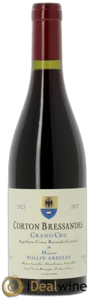 image du vin Corton Grand Cru Bressandes Follin-Arbelet 2023