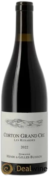 image du vin Corton Grand Cru les Renardes Henri et Gilles Buisson 2022