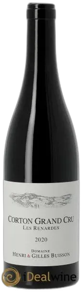 photo du vin Corton Grand Cru les Renardes Henri et Gilles Buisson 2020
