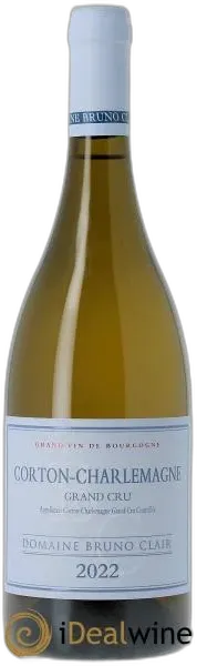 photo du vin Corton-Charlemagne Grand Cru Bruno Clair 2022
