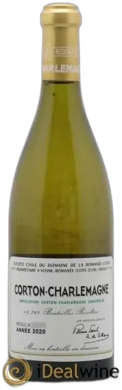 photos du vin Corton-Charlemagne Grand Cru Domaine de la Romanée-Conti 2020