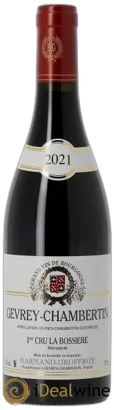 photo du vin Gevrey-Chambertin 1er Cru la Bossière Harmand-Geoffroy 2021