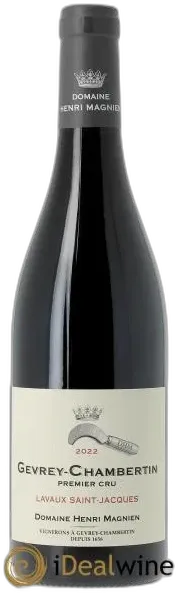 photo du vin Gevrey-Chambertin 1er Cru Lavaux Saint-Jacques Henri Magnien 2022