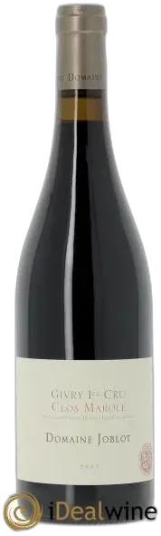 aperçu du vin Givry 1er Cru Clos Marole Joblot