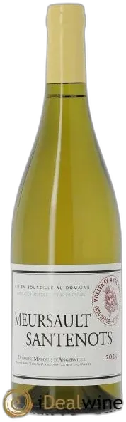 capture du vin Meursault 1er Cru Santenots Marquis D&Apos;Angerville 2023