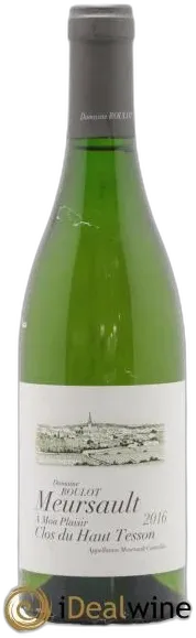 illustration du vin Meursault a Mon Plaisir Clos du Haut Tesson Roulot 2016