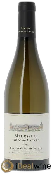 photo du vin Meursault Clos du Cromin Génot-Boulanger 2022