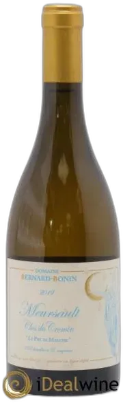 illustration du vin Meursault Clos du Cromin le Pré de Manche Bernard Bonin 2019