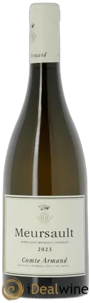 aperçu du vin Meursault Comte Armand 2023