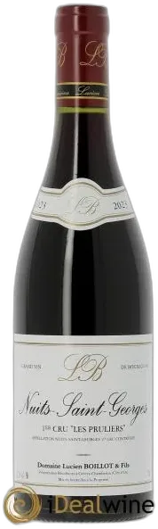 photo du vin Nuits-Saint-Georges 1er Cru les Pruliers Lucien Boillot & Fils 2023