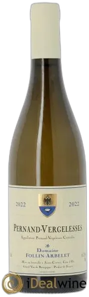 photo du vin Pernand-Vergelesses Follin-Arbelet 2022