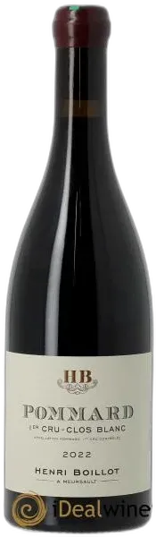 photo du vin Pommard 1er Cru Clos Blanc Henri Boillot 2022