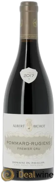 capture du vin Pommard 1er Cru les Rugiens Domaine du Pavillon Albert Bichot 2017