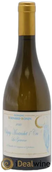 vue du vin Puligny-Montrachet 1er Cru la Garenne Bernard Bonin 2020