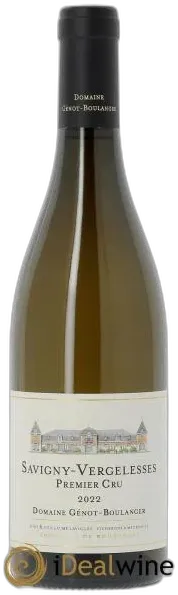 image du vin Savigny-Lès-Beaune 1er Cru les Vergelesses Génot-Boulanger 2022