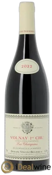 image du vin Volnay 1er Cru Champans Vincent Bouzereau 2022