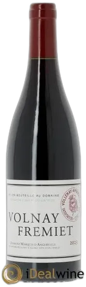 vue du vin Volnay 1er Cru Frémiet Marquis D&Apos;Angerville 2023