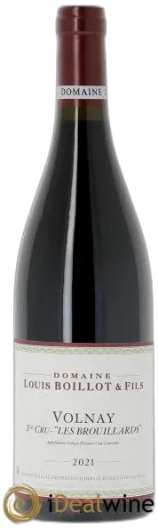 aperçu du vin Volnay 1er Cru les Brouillards Louis Boillot et Fils 2021