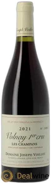 image du vin Volnay 1er Cru les Champans Joseph Voillot 2021