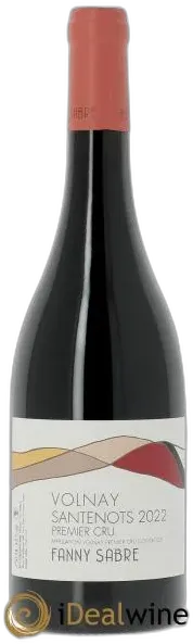 illustration du vin Volnay 1er Cru les Santenots Fanny Sabre 2022