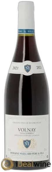 image du vin Volnay les Combes Maillard et Fils 2021