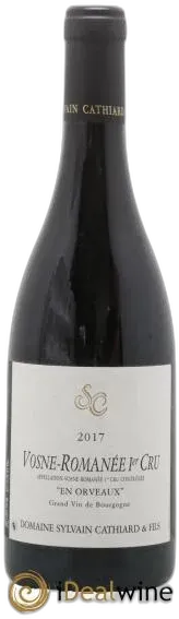 image du vin Vosne-Romanée 1er Cru en Orveaux Sylvain Cathiard & Fils 2017