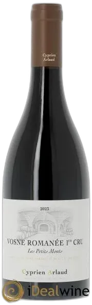 capture du vin Vosne-Romanée 1er Cru les Petits Monts Cyprien Arlaud 2023