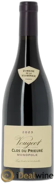 image du vin Vougeot Clos du Prieuré la Vougeraie 2023