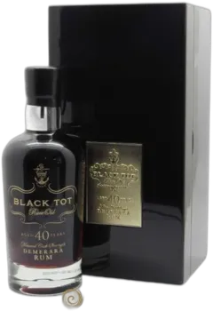 image du vin Rhum Black Tot 40 Ans Rare Old Demerara