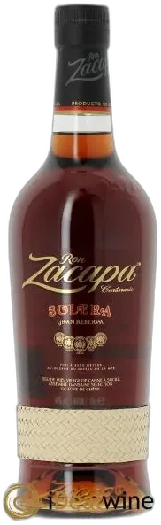 photo du vin Rhum Zacapa Solera Gran Reserva