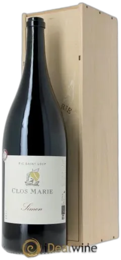vue du vin Pic Saint-Loup Clos Marie Cuvée Simon Christophe Peyrus et Françoise Julien 2021