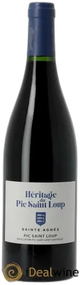 photo du vin Pic Saint-Loup Héritage du Pic Saint-Loup Cuvée Sainte Agnès 2021