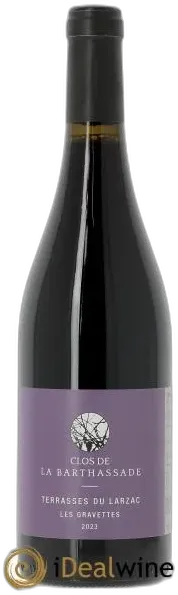photo du vin Terrasses du Larzac les Gravettes le Clos de la Barthassade 2023